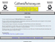 Tablet Screenshot of californiaprehistory.com